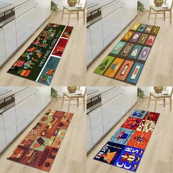 Коврик для входной двери, кухонный ковер, балкон, гостиная, длинный ковер, ванная, дверь, коридор, пол, нескользящий коврик 50x80cm