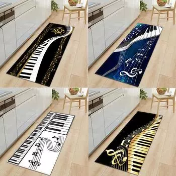 Коврик для входной двери, кухонный коврик для гостиной, спальни, нескользящий ковер, ковер для ног, коридора, балконной двери 50x80cm