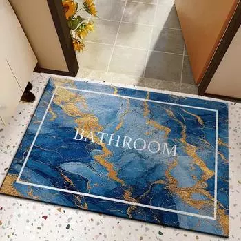 Коврик для входной двери, противоскользящий коврик для ног с рисунком в виде шелкового кольца, устойчивый к грязи, можно резать 40 * 60CM silk circle