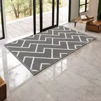 Коврик для входной двери Yousheng, геометрический стиль, внутренний входной коврик, впитывающий воду, низкий профиль, коврик для двери, патио, веранда, коврики для прихожей 50x80cm A