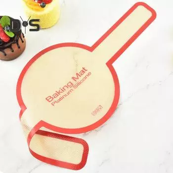 Коврик для выпечки с двумя длинными ручками, термостойкий стекловолоконный коврик для духовки для десертных кондитерских изделий, коврик для выпечки 1