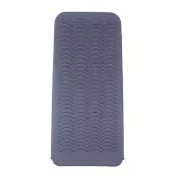 Коврик для выпрямления волос Термостойкий силиконовый карманный чехол для хранения дома и путешествий