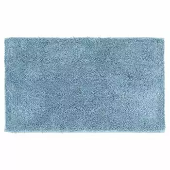 Коврик для вытирания ног Oka Bathroom, синий, 35 см x 60 см, PLYS Base, Sophie Quick, приблизительный размер. (Водопоглощающий, высыхающий)