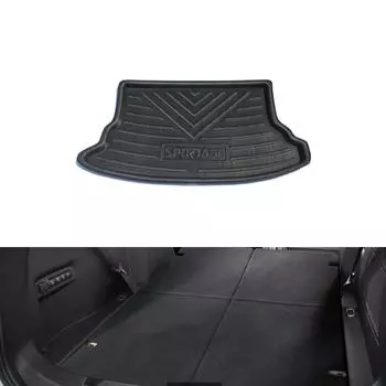 Коврик для задней части багажника автомобиля для Kia Sportage 2 MK2 JE KM 2005 ~ 2010 2006, водонепроницаемый коврик для пола, чехол для багажника, чехол для багажника, аксессуары чёрный
