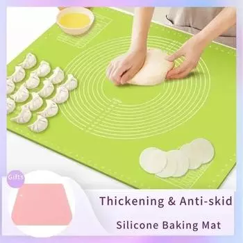 Коврик для замешивания теста, силиконовый коврик для выпечки, тестомес для пиццы, торта, кухонный гриль, гаджеты, формы для выпечки, настольные коврики, коврик синий