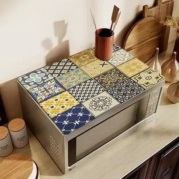Коврик для защиты от пыли для микроволновой печи, пылезащитный протектор для стиральной машины, коврик для слива на кухне, коврик для холодильника, коврик для стола Tapis S 36x46cm