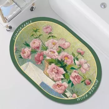 Коврик для защиты от ветра, впитывающий коврик, мягкий коврик для ног в ванной, нескользящий впитывающий коврик для ванной, туалета, ковер, коврик для двери, входная дверь 40*60cm