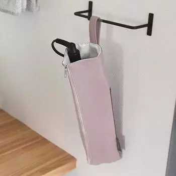 Коврик для завивки волос, застежка-молния, термостойкий, водонепроницаемый, легкий, портативный, многоцелевой, дорожная сумка, органайзер для инструментов для волос абрикосовый