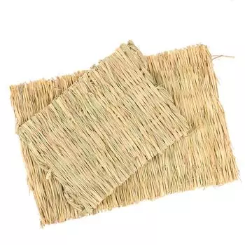 Коврик для жевания травы для кроликов, маленьких животных, хомяков, морских свинок, клеток, лежанок, домиков 20*28cm