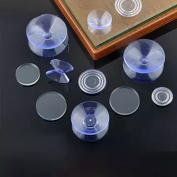 Коврик для журнального столика/обеденного стола из закаленного стекла с нескользящими двухсторонними присосками