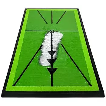 Коврик GolfStyle Divot Pro Коврик для гольфа Коврик для тренировок по гольфу оставляет следы, которые вы можете увидеть на газоне Коврик для тренировок по замаху Подход к коврику для тренировок по удару с помощью утюга Проверка скальпинга