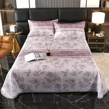 Коврик Ice Silk, комплект из трех предметов, складной коврик, пригодный для машинной стирки, летний коврик для кондиционирования воздуха, домашний ротанговый коврик, постельное белье 2.3Mx2.5M