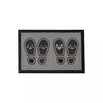 Коврик Ikehiko для входа в помещение и на улицу, подставка для обуви, коврик Asiato, примерно 30 x 45 см, прямоугольный, для 2 человек, удобная подставка для обуви, чистка