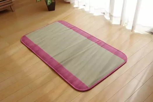 Коврик Ikehiko Rush Rug для сна освежающий для малышей 70 x 120 см розовый для подростков Сделано в Японии приблизительно. #7514359