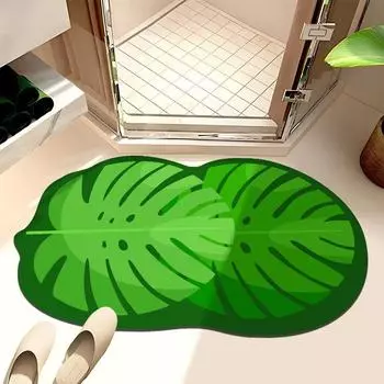 Коврик из диатомовой глины для ванной комнаты, впитывающий и устойчивый к грязи, нескользящий коврик для нестандартной душевой двери, быстросохнущий коврик 40 * 60cm