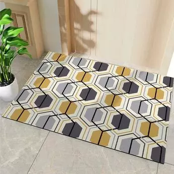 Коврик из искусственной кожи для входной двери в гостиную, коврик для входной двери, впитывающий коврик для ванной комнаты, противоскользящий коврик для комнаты 50x80cm
