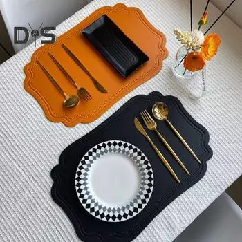 Коврик из искусственной кожи, термостойкий, сушильный коврик для кухни, водонепроницаемый, противоскользящий, коврик для стола, защитный коврик для кухни, обеденного стола вино красного