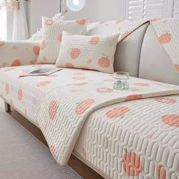 Коврик из латекса, подушка для дивана, лето, лето, дышащий, прохладный, нескользящий чехол для дивана, чехол для дивана для гостиной, полотенце 70*70cm