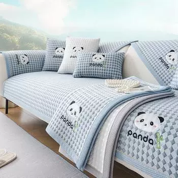 Коврик из ледяного шелка, подушка для дивана, лето, лето, кожаное диванное полотенце из цельного дерева, ткань с полным покрытием, прохладная на ощупь подушка 70*70cm