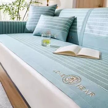 Коврик из ротанга, диванная подушка, летний спальный коврик, подушка, нескользящая ледяная подушка, чехол для дивана, ткань 60*60cm