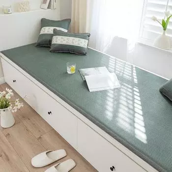 Коврик из ротанга, оконная подушка, летний, летний, коврик, подушка для выступа, эркер, крутой коврик, татами, коврик для спальни, балконная подушка 60*150