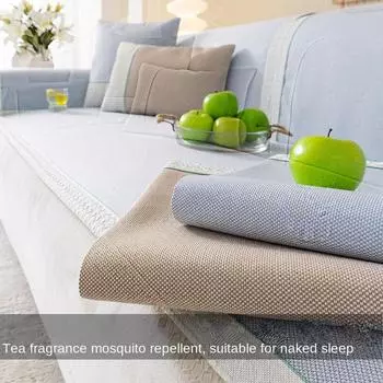 Коврик из ротанга, подушка для дивана, летняя подушка для холодной погоды, Нескользящий летний коврик, чехол для дивана, новый летний крутой чехол для коврика, ткань 60-60