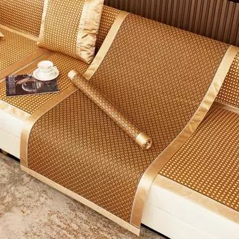 Коврик из ротанга, подушка для дивана, лето, лето, лето, лето, коврик, подушка, простая современная кожа, полностью покрытая тканью 60*60cm