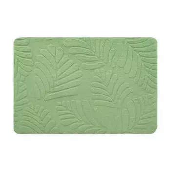 Коврик из утолщенной губки с эффектом памяти, имитирующий кроличью шерсть 40*60cm зелёный