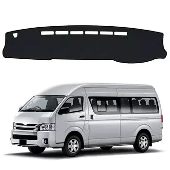 Коврик на приборную панель для нового Hiace 200 серии широкий, разработанный специально для защиты приборной панели от солнца, защита приборной панели, детали интерьера 200 чёрный