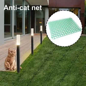 Коврик отпугивающий кошек с шипами, коврик против кошек, подходит для домашних животных, отпугивает кошек, садовый забор, барьер для животных для дворовых диванов, столешницы чёрный