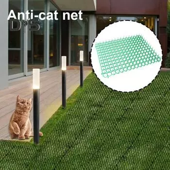 Коврик отпугивающий кошек с шипами, коврик против кошек, подходит для домашних животных, отпугивает кошек, садовый забор, барьер для животных для дворовых диванов, столешницы чёрный