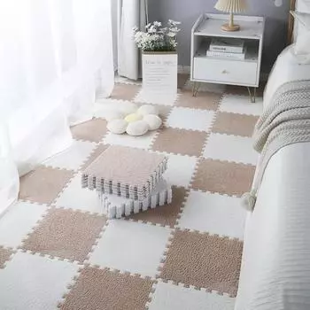 Коврик-пазл из вспененного этиленвинилацетата, мягкий плюшевый детский коврик, детские игрушки, детский игровой коврик в детской комнате, сохраняющий тепло 1cm-10pcs