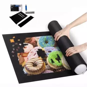 Коврик-пазл Roll Up - 1500 1000 деталей Saver Black Non-Slip Felt Pad Saver Set