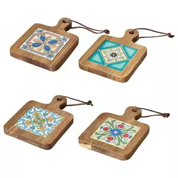 Коврик под кастрюлю из цельного дерева, изолирующий коврик для посуды, винтажный домашний коврик, коврик для кастрюли, термостойкий коврик для кухонного стола One Size