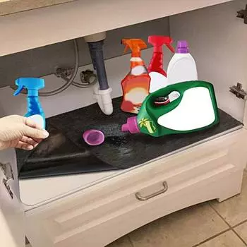 Коврик под раковину нескользящий износостойкий долговечный уникальный защитный коврик для шкафа с каплями кухонные принадлежности
