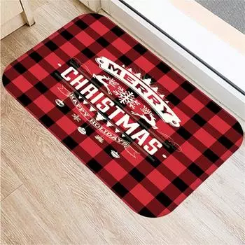 Коврик Ramidos с рождественским принтом, противоскользящий напольный коврик для кухни, ванной комнаты, ковер для ног, коврик One Size