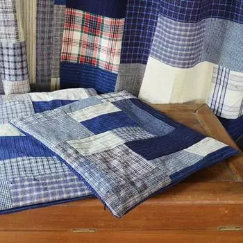 Коврик ручной работы с сердцевиной Китайский ретро почвенный холст Patchwork 40X40cm