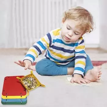 Коврик-рулон для пазлов Большая вместимость Складная конструкция Износостойкий пазл Saver серый