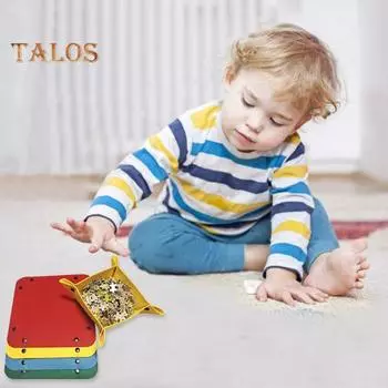 Коврик-рулон для пазлов Большая вместимость Складная конструкция Износостойкий коврик-пазл Saver с набором фиксирующих ремней чёрный