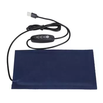 Коврик с подогревом для рептилий и домашних животных, ковер, сохраняющий тепло, USB-источник питания, регулируемая температура, маленький