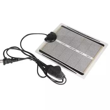 Коврик с подогревом для рептилий с регулируемой температурой для аквариума, домашних животных, ежей, черепах, гекконов, пауков