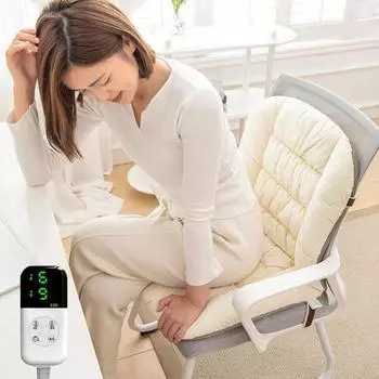 Коврик с подогревом, USB-перезаряжаемый, толстый плюшевый, быстро нагревающийся, съемный, моющийся, с наполнителем из полипропилена и хлопка, для офиса