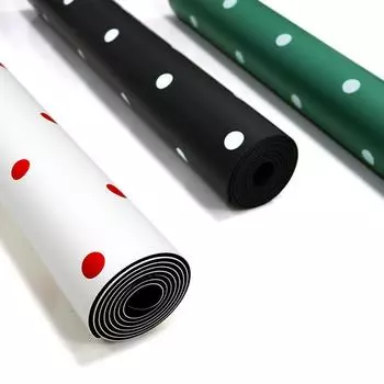 Коврик с принтом в горошек из натурального каучука PU нескользящий коврик для йоги Local Tyrant Fitness Exercise Mat