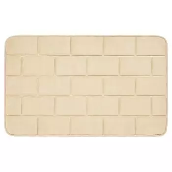Коврик с рельефным рисунком плитки 40*60CM хаки