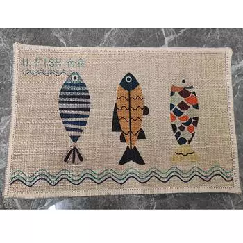 Коврик с рисунком из мультфильма, коврик для входной двери, кухонный нескользящий резиновый коврик для ног, впитывающий коврик для двери ванной комнаты