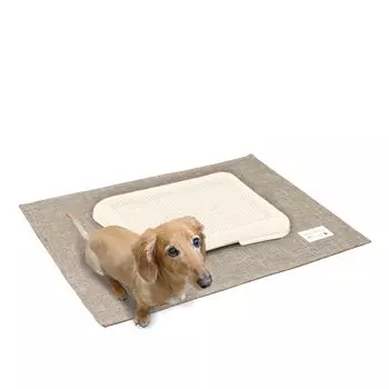 Коврик Sanbelm для собак и кошек, который можно положить под унитаз, цвет слоновой кости, 70 x 56 см, PallyPallyPET, но его можно стирать в стиральной машине. Можно положить под туалетные полотенца и т. д. слоновая кость