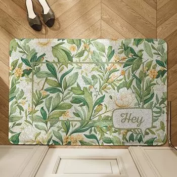 Коврик Silk Ring Home Carpet для входной двери, нескользящий коврик для входной двери, устойчивый к грязи и пыли, коврик для ног 60 * 90Cm (edge pressing)