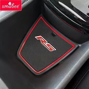 Коврик Smabee Gate Slot для Chevrolet Trax 2024, нескользящий коврик для дверного паза, подстаканник, аксессуары для интерьера, резиновая подставка