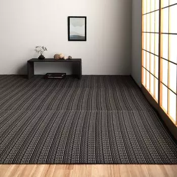 Коврик татами Ikehiko Domestic, мягкий на 6 татами между ковриками Edoma Brown, изготовлен из прочного полипропиленового материала, устойчивого к царапинам.