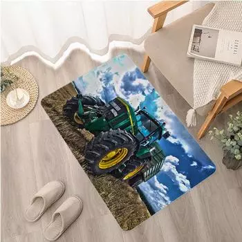 Коврик-трактор в скандинавском стиле, коврик для спальни, гостиной, домашний балкон, противоскользящий коврик, коврик для прачечной 40x120cm